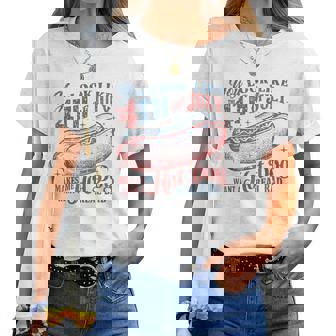 You Look Like The 4Th July Makes Me Want A Hot Dog Real Bad Women Women T-shirt | Mazezy