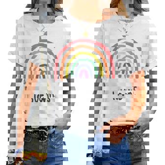 Love Wins Rainbow Lgbt Maglietta da donna - Novitaregali