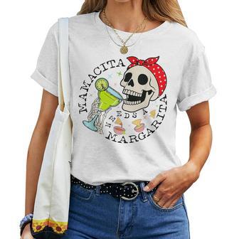 Mama Cita Mamacita Needs A Margarita Women T-shirt - Thegiftio UK