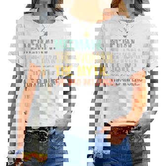 Meemaw The Woman The Myth The Bad Influence Mee-Maw Retro Women T-shirt | Mazezy