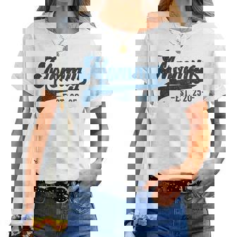 Mommy Est 2025 Mommy To Be New Mommy Pregnancy レディースTシャツ - Kawaiitshirt