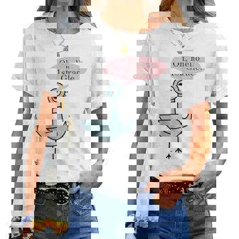 Oh Hello First Graders Cute Pigeon 1St Grade Teacher Women T-shirt | Mazezy