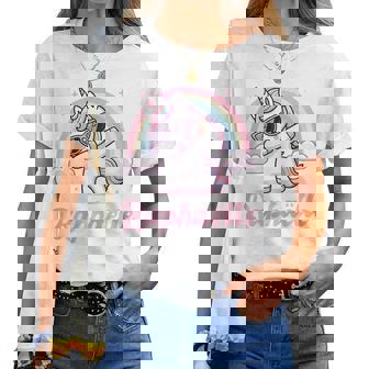 Raphaëlle Cadeau Prénom Personnalisé Fille Licorne T-shirt femme - Cadeauxyz