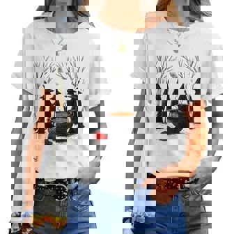 Spooky Witch Halloween Anti Trump Feminist Rights Women T-shirt | Mazezy