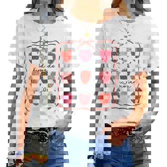 Third Grade Is My Jam Strawberry Third Grade Teacher Women T-shirt | Mazezy