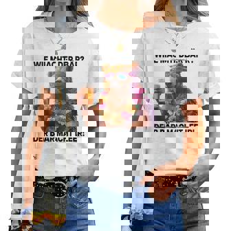 Wie Macht Der Bär Der Bär Macht Leer Bären Bier Beer Bear T-shirt Frauen - Geschenkecke