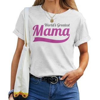 World's Greatest Mama Best Ever Number One Mom Women T-shirt - Thegiftio UK