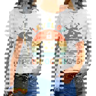 キッズ Level 7 Unlocked 7Th Birthday Gamer For Boys & Girl レディースTシャツ - Kawaiitshirt