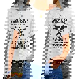 ドローン パイロット If I Duck Youhould Too ドローン フライングドローン Rc レディースTシャツ - Kawaiitshirt