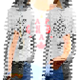 ハッピーカナダデー カナダメープル カナダの女性 メンズ キッズ レディースTシャツ - Kawaiitshirt