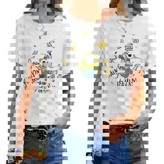 ミニオン Powered By Bananas レディースTシャツ - Kawaiitshirt