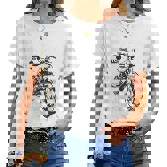 古希祝い バイク好き 車好き 父 男性 女性 クラシックバイク 70歳 I'm Not Old I'm Classic レディースTシャツ - Kawaiitshirt