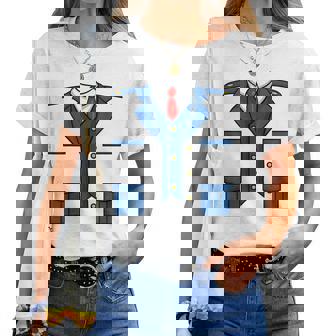 子供の男性、女性、列車の運転士の車掌衣装 レディースTシャツ - Kawaiitshirt