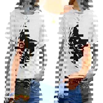 面白い猫 子猫 キティギフト 男性 女性 子供 男の子 女の子 長袖tシャツ レディースTシャツ - Kawaiitshirt