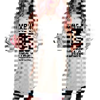 20歳の誕生日 男性 女性 娘 息子 年齢 20歳 レディースオーバーサイズコンフォートTシャツ - Kawaiitshirt