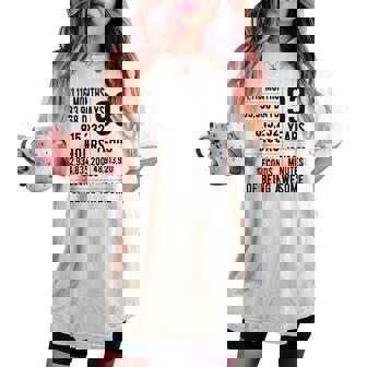 93歳の誕生日 男性 女性 面白い 93歳 レディースオーバーサイズコンフォートTシャツ - Kawaiitshirt