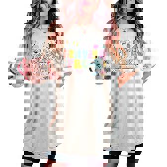 Back To School First Day Of Pre K Teacher Girls Boys Women's Oversized Comfort T-shirt - Thegiftio