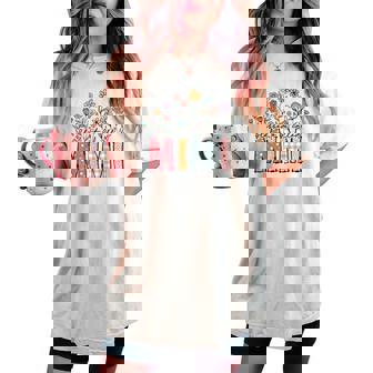 Blessed To Be Called Mimi Floral Mother's Day Women's Oversized Comfort T-shirt - Monsterry