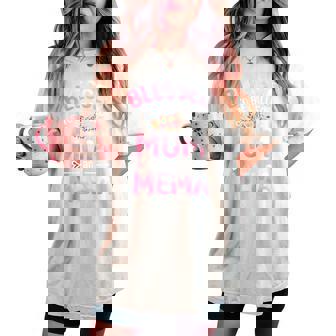 Blessed To Be Called Mom And Mema Mother's Day Grandma Women's Oversized Comfort T-shirt - Monsterry