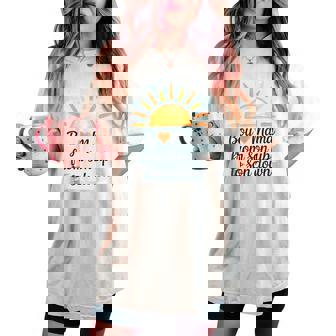 Boy Mama From Son Up To Son Down Mother's Day Sun Watercolor Women's Oversized Comfort T-shirt - Monsterry