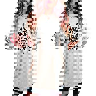 Christian The Lord Myong Mytrength レディースオーバーサイズコンフォートTシャツ - Kawaiitshirt