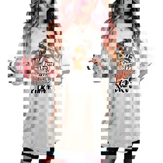 Classy Until Kickoff Buckeye Girl Ohio Home State Women's Oversized Comfort T-shirt | Mazezy