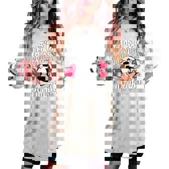 Cute Soccer Grandma That's My Granddaughter Out There Women's Oversized Comfort T-shirt | Seseable UK