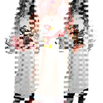 Dachshund Superhero Doxie Dog Comics Weenie Sausage Mom Women's Oversized Comfort T-shirt | Mazezy