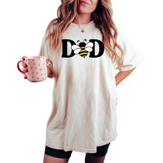 Dad Bee Cute Beekeeping 1St Birthday Matching Family Dada Women's Oversized Comfort T-shirt - Thegiftio UK