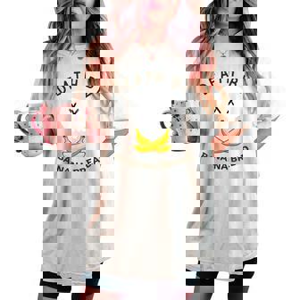 Death By Banana Bread レディースオーバーサイズコンフォートTシャツ - Kawaiitshirt