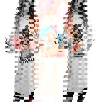 Dedo Medio Respecfullyintage Retro Lindo F You Camiseta extragrande cómoda para mujer - Regaloses