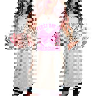 First Day Of Preschool Coquette Bow Back To School Girls Women's Oversized Comfort T-shirt - Monsterry