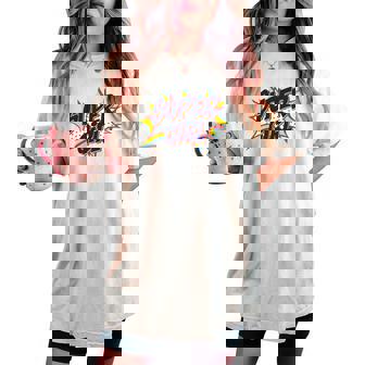 Girl Comicuper Retro Cool 長袖tシャツ レディースオーバーサイズコンフォートTシャツ - Kawaiitshirt