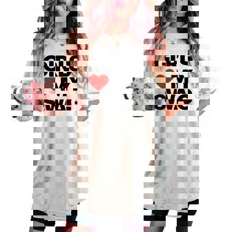 Girls Love Mywagaying Girls Love Mywagの引用 レディースオーバーサイズコンフォートTシャツ - Kawaiitshirt