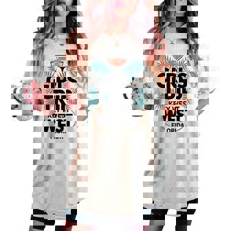 Girl's Trip Key West Girls Besties Florida Vacay Women's Oversized Comfort T-shirt | Seseable UK