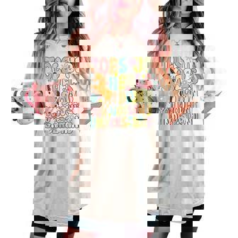 Groovy 乗馬 乗馬 乗馬 つま先アップ ヒールダウン レディースオーバーサイズコンフォートTシャツ - Kawaiitshirt