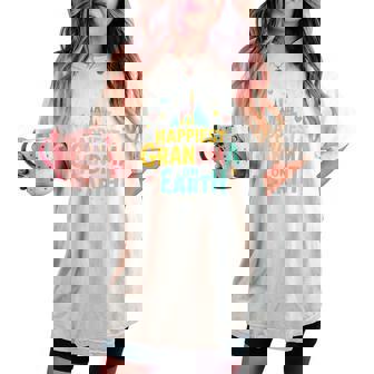 Happiest Grandma On Earth Cute For Grandma Mother's Day Women's Oversized Comfort T-shirt - Thegiftio