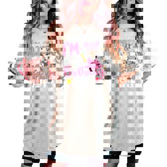 I'm The Birthday Girl Anime Sketching Girl Women's Oversized Comfort T-shirt - Thegiftio