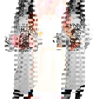 I'm Not Always A Train Wreck Halloween Crew Women Women's Oversized Comfort T-shirt | Mazezy