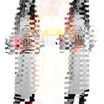 Las Leyendas Nacen En Julio 1958 Hombre Retro Camiseta extragrande cómoda para mujer - Regaloses