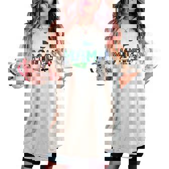 Mama Of The Birthday Boy Hole In One Golf Sport Matching Women's Oversized Comfort T-shirt - Thegiftio