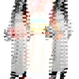 Meemaw The Woman The Myth The Bad Influence Mee-Maw Retro Women's Oversized Comfort T-shirt | Mazezy