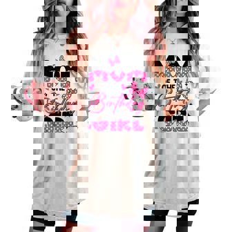 Mom Of The Birthday Girl Pink Family Birthday Girls Party Women's Oversized Comfort T-shirt - Thegiftio