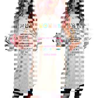 Mommy I Know I'm Just A Little Bump First 1St Mother's Day Women's Oversized Comfort T-shirt - Monsterry