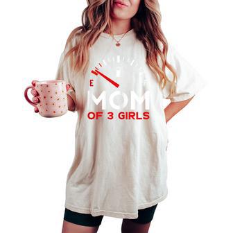 Mother Of 3 Girls Mother's Day Mom Women's Oversized Comfort T-shirt - Thegiftio UK