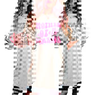 Mother Of A Warrior 乳がん啓発 ピンクリボン 長袖tシャツ レディースオーバーサイズコンフォートTシャツ - Kawaiitshirt