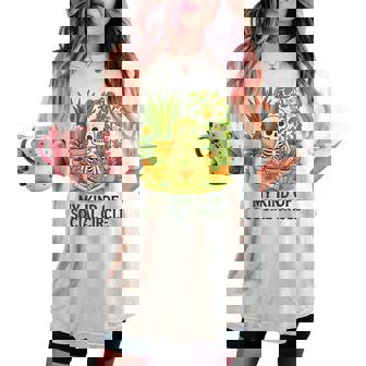 My Kind Ofocial Circle Plantkeleton ユーモア レディースオーバーサイズコンフォートTシャツ - Kawaiitshirt