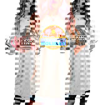 Mykonos Grecia Holiday 2023 Hombres Es Familia Islas Griegas Camiseta extragrande cómoda para mujer - Regaloses