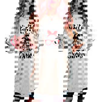 Newfie Grandma Newfoundland Dog Nana Mother's Day Women's Oversized Comfort T-shirt | Mazezy