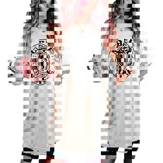 No Beer No Life ヴィンテージ飲酒 ビール愛好家向け 左胸 レディースオーバーサイズコンフォートTシャツ - Kawaiitshirt